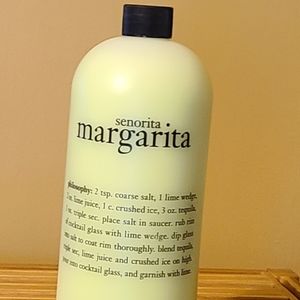 Philosophy Senorita Margarita 3n1 Shampoo Shower Gel & Bubble Bath w/Pump 32oz